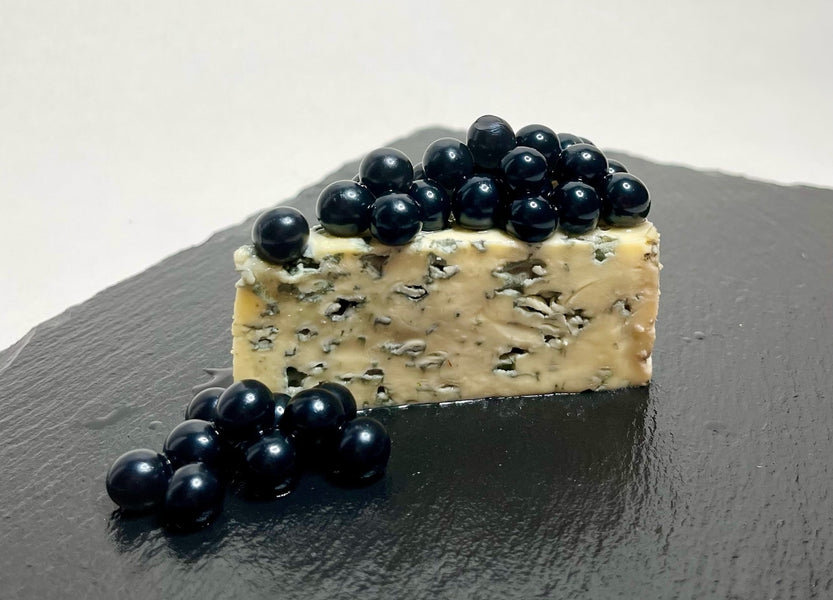 Delicious Cheese with Fruit Pearls