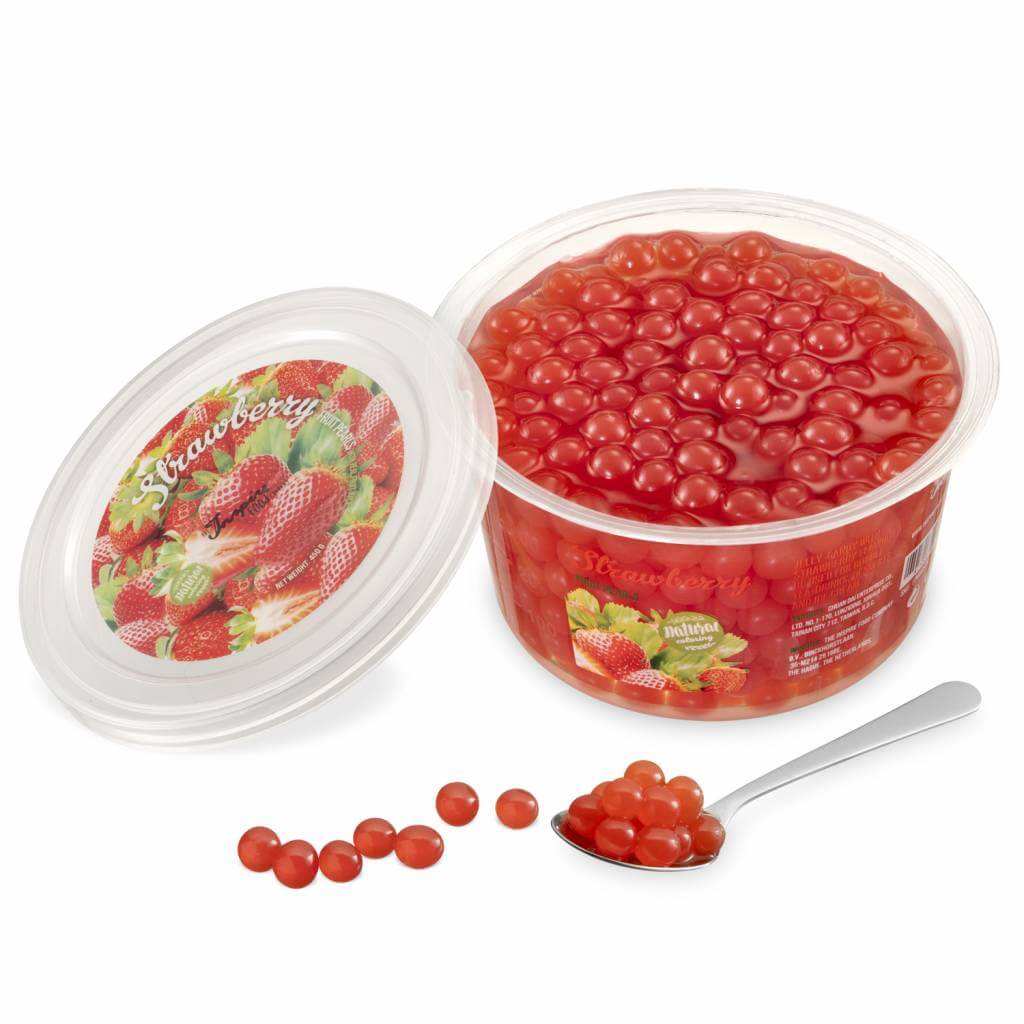 Strawberry Popping Boba - Fruit Pearls
