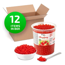 Carica l&#39;immagine nel visualizzatore di Gallery, Strawberry Popping Boba - Fruit Pearls
