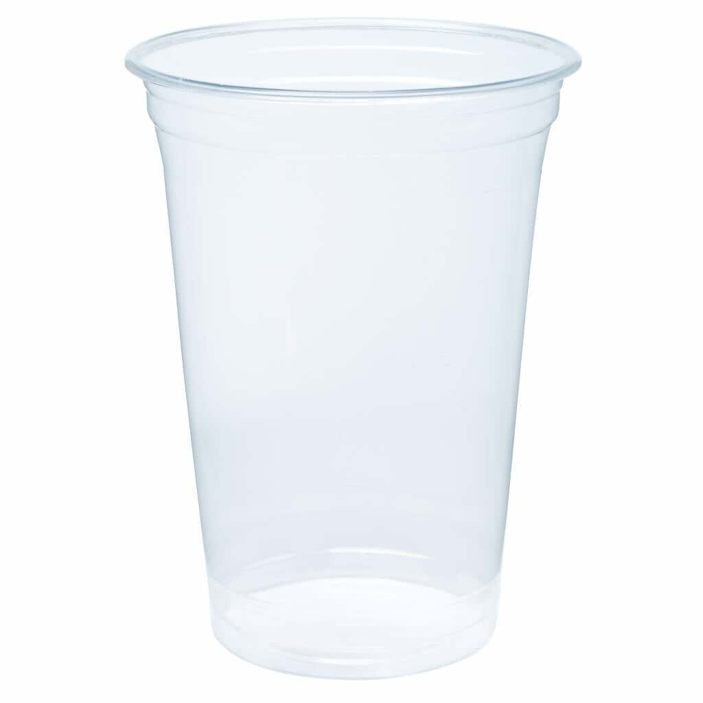 Biodegradable - Bioplastic cups 500ml Blanko