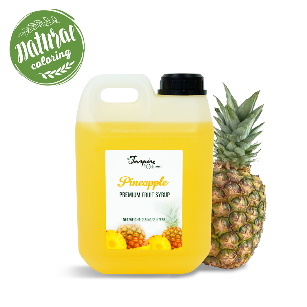 Pineapple fruit syrup - natural coloring
